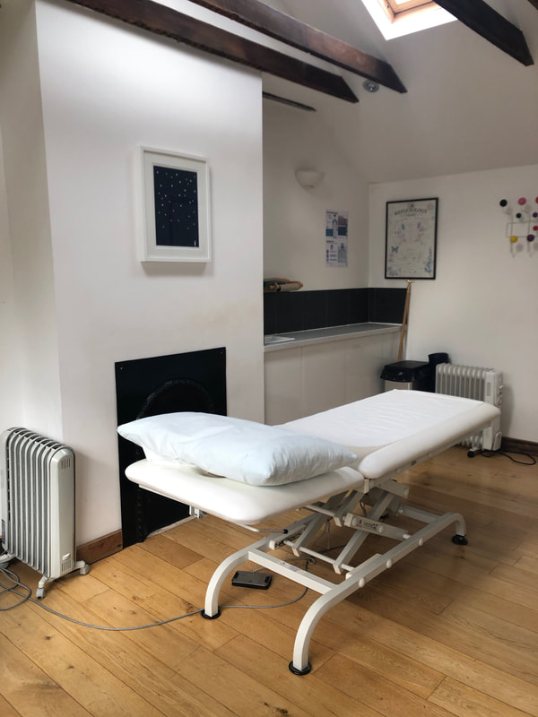 Treatment room at Training Points in Crystal Palace